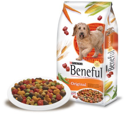 beneful dog food ingredients label