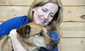 Dr. Barbara Royal and her dog, Henry