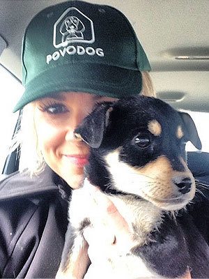 Former Bachelorette Turned E! News Correspondent, Ali Fedotowsky Joins A Number Of Team Usa Athletes In Bringing Home Sochi Strays! Photo Courtesy Ali Fedotowsky.