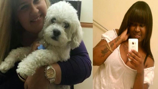 Shamari Patrick (Right) Responded To A Craigslist Ad For A Dogsitter. She Then Stole Fluffy (Left, With Owner) While The Family Was On Vacation. Via Local 10 News.