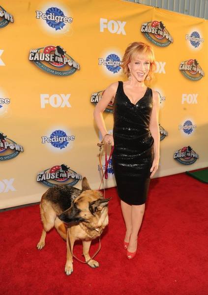 Kathy Griffin With Another Of The Adoptable Dogs. Photo Via Fox.
