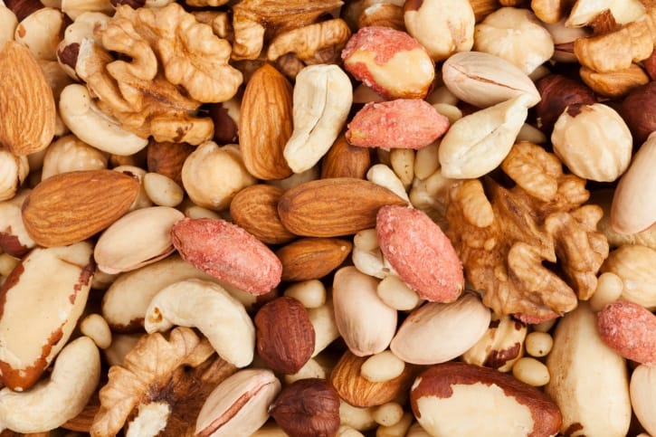 Mixed Nuts Background