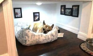 man builds tiny bedroom
