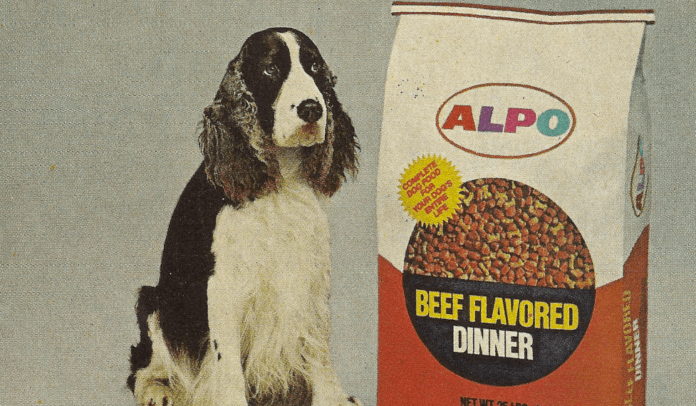 vintage dog food ads