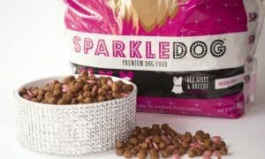 pink dog food