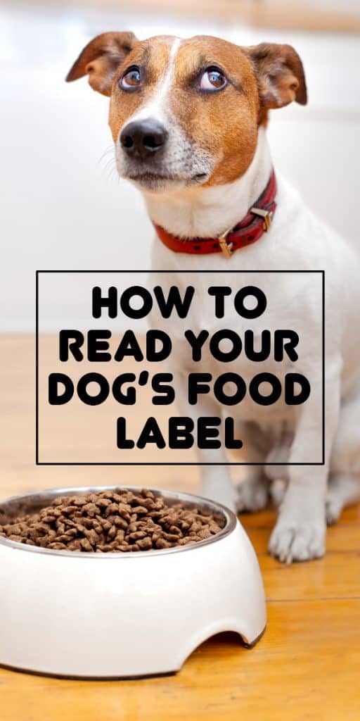 Dog Food Label