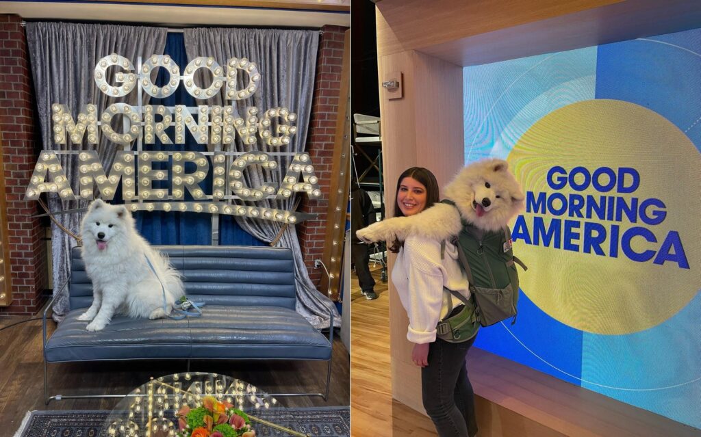 Hornung And Lumi At The Good Morning America Show