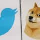 Twitter Logo And Doge Meme - Dogecoin Editorial Credit: Peace-Loving / Shutterstock.com
