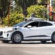 Waymo Self Driving Car Performing Tests On A Street Near Google'S Offices