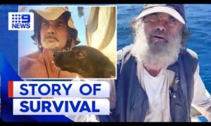 Aussie Sailor And His Dog Have B 1