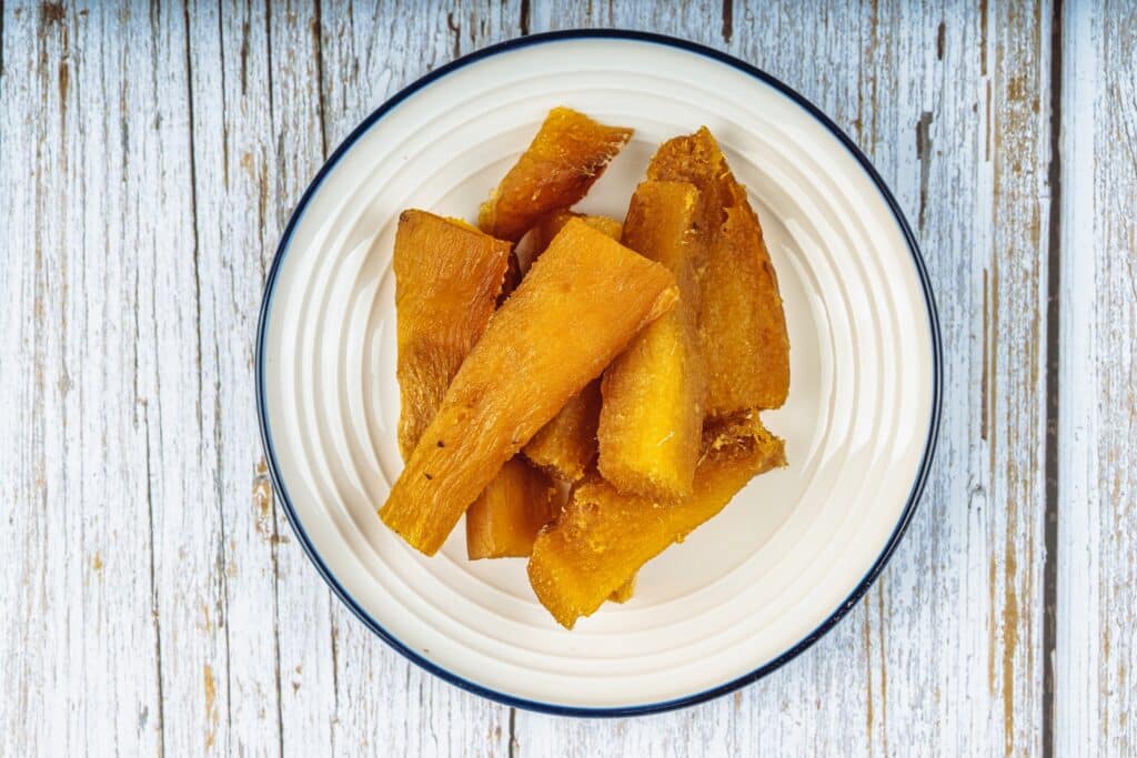 Sweet Potato Treats On Plate