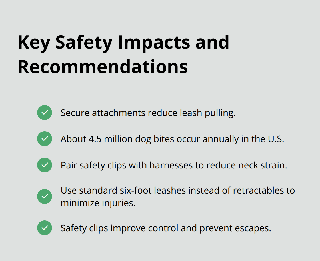 Checklist of safety impacts and recommendations for dog walks in the United States