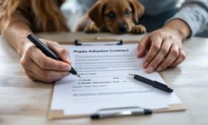 Puppy Adoption Contract Template for New Pet Parents